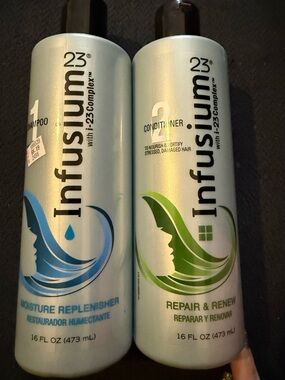 Infusium 23 Moisture Replenisher Shampoo & Repair & Renew Conditioner set